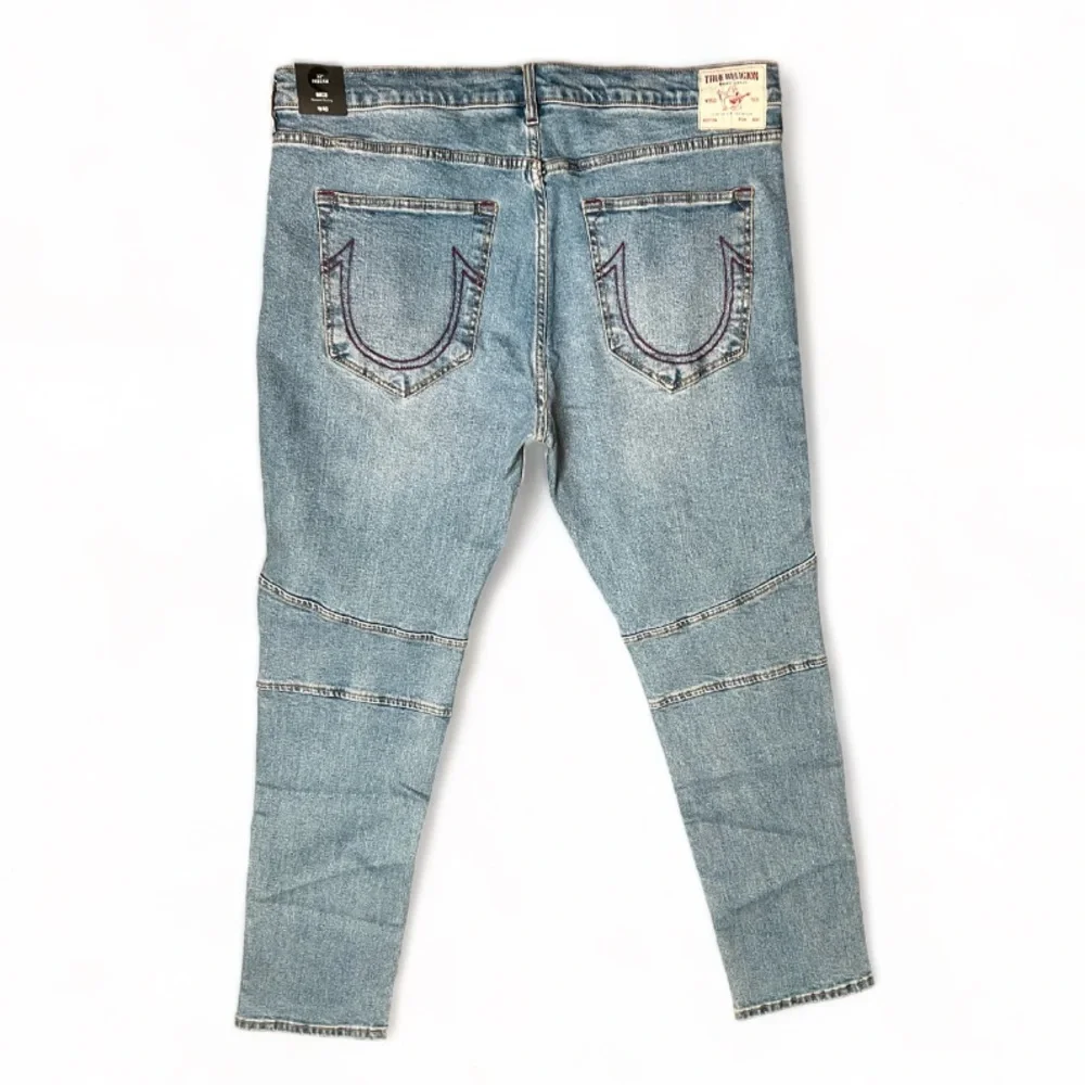 True Religion Men’s Rocco Motto Skinny Blue Denim‎ Jeans Size 40 NWT/NEW